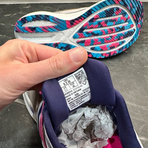 Saucony Triumph 20 Women’s 8.5 Prospect Glass Running Shoes S10759-40 PWRrun+ - Picture 7 of 10